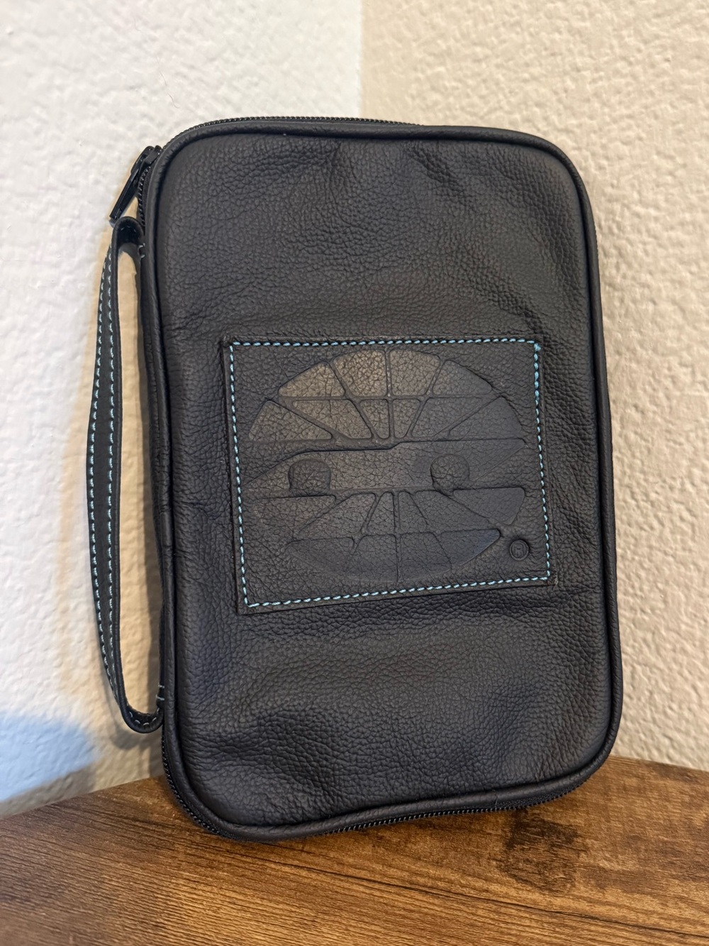 Larnell Alan Leather Tech Organizer & Travel Case